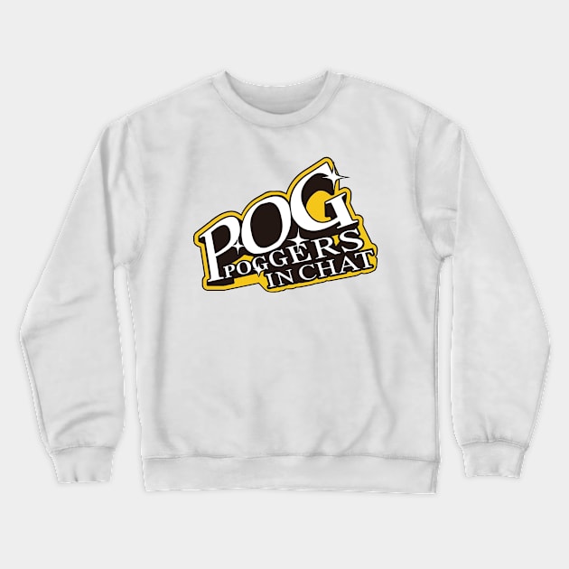 Persona 4 Golden Pog Crewneck Sweatshirt by crossroadsts